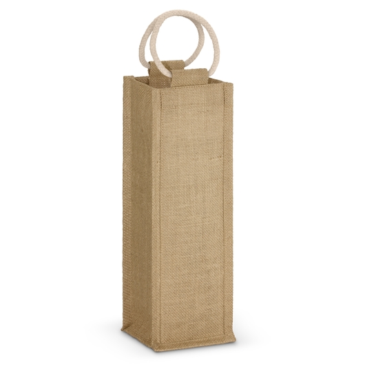 Single Jute Wine Carriers Natural